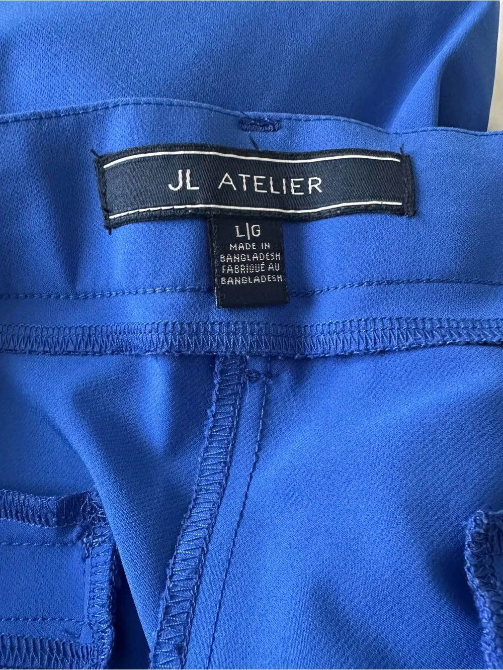 Women's Royal Blue Tailored Pants
